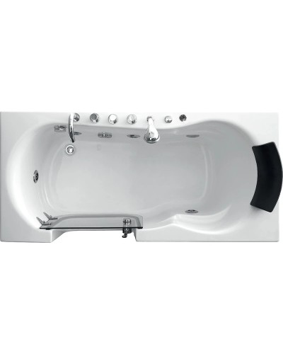 Акриловая гидромассажная ванна 170х80 см L Gemy G9246B L