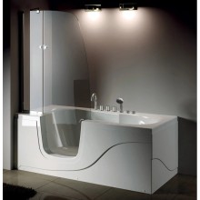 Акриловая гидромассажная ванна 170х80 см L Gemy G9246B L