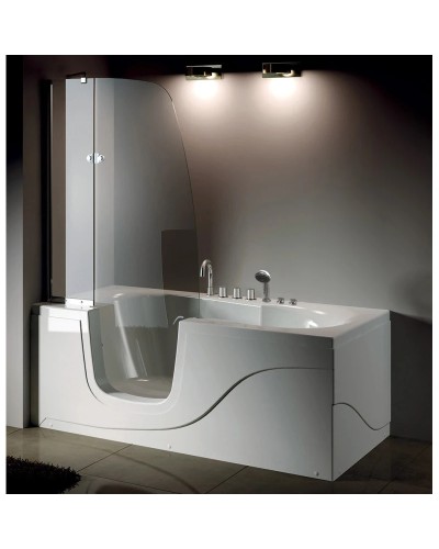 Акриловая гидромассажная ванна 170х80 см L Gemy G9246B L