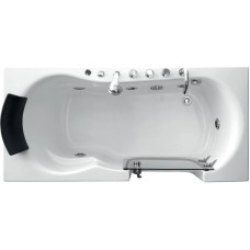 Акриловая гидромассажная ванна 170х80 см R Gemy G9246B R
