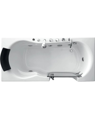 Акриловая гидромассажная ванна 170х80 см R Gemy G9246B R
