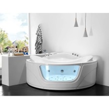 Акриловая гидромассажная ванна 165х165 см Gemy G9247 K