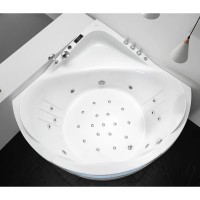 Акриловая гидромассажная ванна 165х165 см Gemy G9247 K