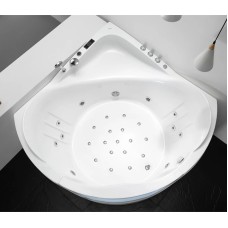 Акриловая гидромассажная ванна 165х165 см Gemy G9247 K