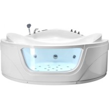 Акриловая гидромассажная ванна 165х165 см Gemy G9247 K