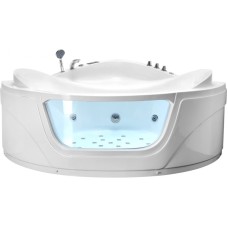Акриловая гидромассажная ванна 165х165 см Gemy G9247 K