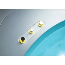 Акриловая гидромассажная ванна 155х155 см Gemy G9252