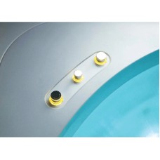 Акриловая гидромассажная ванна 155х155 см Gemy G9252