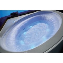 Акриловая гидромассажная ванна 155х155 см Gemy G9252