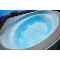 Акриловая гидромассажная ванна 155х155 см Gemy G9252