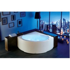 Акриловая гидромассажная ванна 155х155 см Gemy G9252
