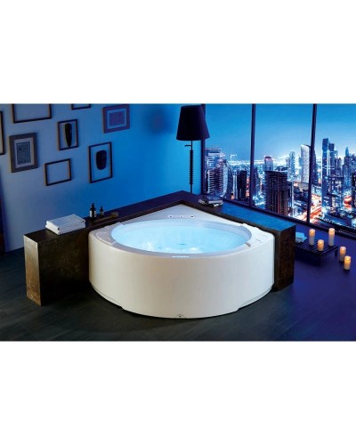 Акриловая гидромассажная ванна 155х155 см Gemy G9252