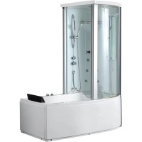 Акриловая гидромассажная ванна 170х85 см R Gemy G8040B R