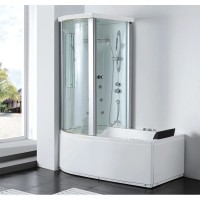 Акриловая гидромассажная ванна 170х85 см L Gemy G8040B L