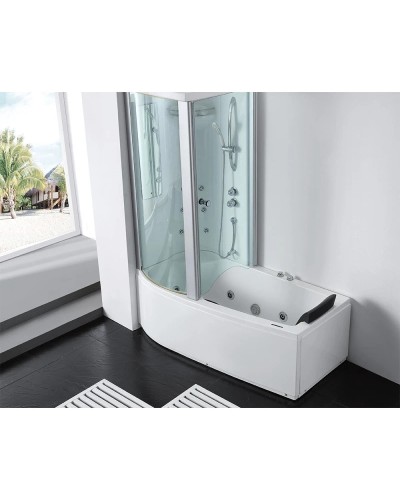 Акриловая гидромассажная ванна 170х85 см L Gemy G8040B L