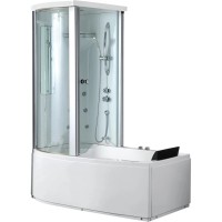 Акриловая гидромассажная ванна 170х85 см L Gemy G8040B L