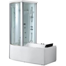 Акриловая гидромассажная ванна 170х85 см L Gemy G8040B L