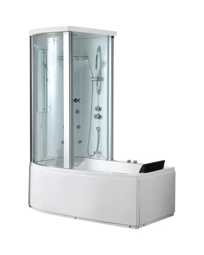 Акриловая гидромассажная ванна 170х85 см L Gemy G8040B L