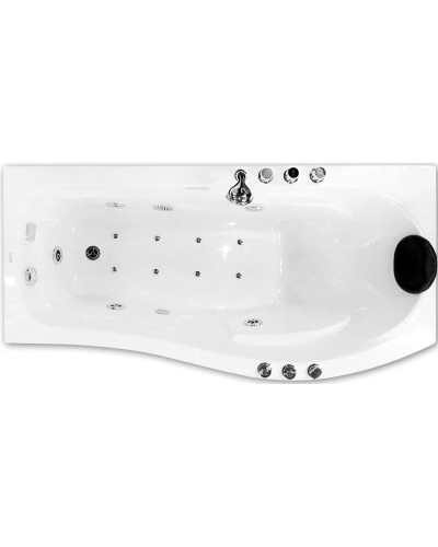 Акриловая гидромассажная ванна 173х83 см L Gemy G9010E L