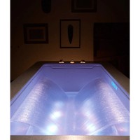 Акриловая гидромассажная ванна 170х90 см Gemy G9253 Black