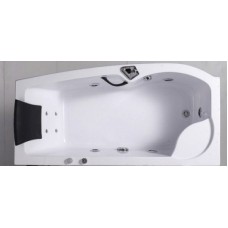 Акриловая ванна со шторкой и душевой системой Orans 170х85 L 9501l00 с гидромассажем