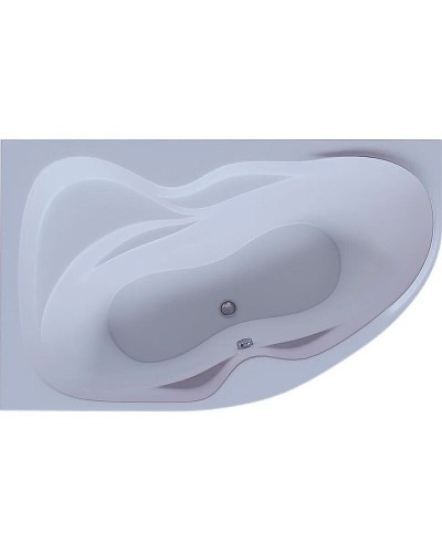 Акриловая ванна Aquatek Вега 170х105 L VEG170-0000073 без гидромассажа с фронтальной панелью с каркасом (разборный) со слив-переливом