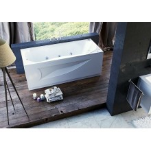 Акриловая ванна Aquatek Афродита 170x70 AFR170-0000054 без гидромассажа с фронтальной панелью с каркасом (разборный) со слив-переливом (справа)