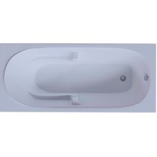 Акриловая ванна Aquatek Лея 170x75 LEY170-0000057 без гидромассажа с фронтальной панелью с каркасом (разборный) со слив-переливом (справа)