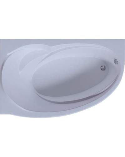 Акриловая ванна Aquatek Бетта 170x97 L BET170-0000083 без гидромассажа с фронтальной панелью с каркасом (вклеенный) со слив-переливом