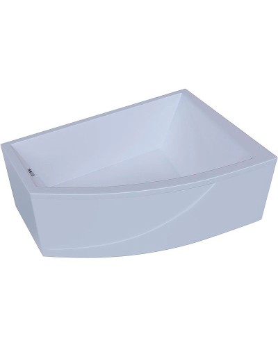 Акриловая ванна Aquatek Оракул 180х125 R ORK180-0000013 без гидромассажа без панелей с каркасом (вклеенный) со слив-переливом