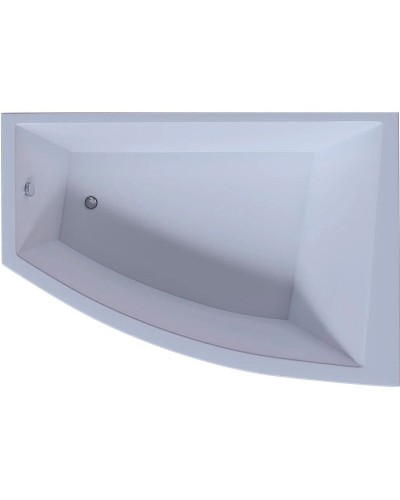 Акриловая ванна Aquatek Оракул 180х125 R ORK180-0000009 без гидромассажа с фронтальной панелью с каркасом (вклеенный) со слив-переливом