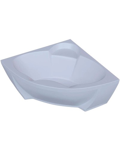 Акриловая ванна Aquatek Поларис-2 155х155 POL2-0000041 без гидромассажа с фронтальной панелью с каркасом (вклеенный) со слив-переливом