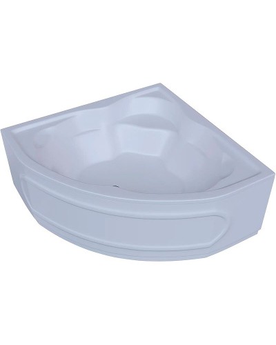 Акриловая ванна Aquatek Сириус 164х164 SIR164-0000002 без гидромассажа с фронтальной панелью с каркасом (вклеенный) со слив-переливом