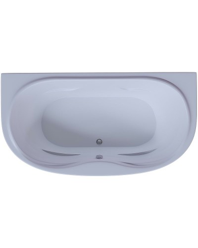 Акриловая ванна Aquatek Мелисса 180х95 MEL180-0000031 без гидромассажа с фронтальной панелью с каркасом (вклеенный) со слив-переливом