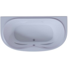 Акриловая ванна Aquatek Мелисса 180х95 MEL180-0000011 без гидромассажа с фронтальной и боковыми панелями с каркасом (разборный) со слив-переливом