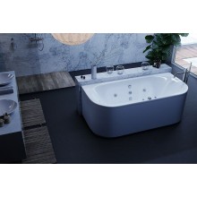 Акриловая ванна Aquatek Морфей 190х90 MOR190-0000014 без гидромассажа с фронтальной и торцевыми панелями с каркасом (разборный) со слив-переливом