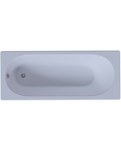 Акриловая ванна Aquatek Оберон 160х70 OBR160-0000020 без гидромассажа с фронтальной панелью с каркасом (вклеенный) со слив-переливом (слева)