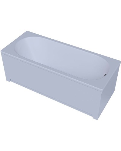 Акриловая ванна Aquatek Оберон 160х70 OBR160-0000041 без гидромассажа с фронтальной панелью с каркасом (разборный) со слив-переливом (справа)