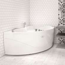 Акриловая ванна Radomir Vannesa Алари 168x120 L 2-77-2-1-0-218 с гидромассажем Актив Хром