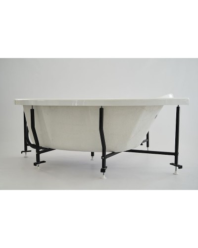 Акриловая ванна Radomir Vannesa Алари 168x120 L 2-77-2-1-0-218 с гидромассажем Актив Хром