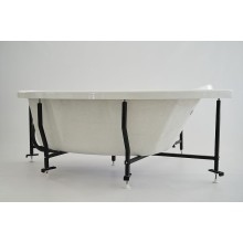 Акриловая ванна Radomir Vannesa Алари 168x120 L 2-76-2-1-0-218 с гидромассажем Баланс Хром