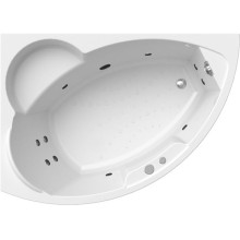 Акриловая ванна Radomir Vannesa Алари 168x120 L 2-76-2-1-0-218 с гидромассажем Баланс Хром