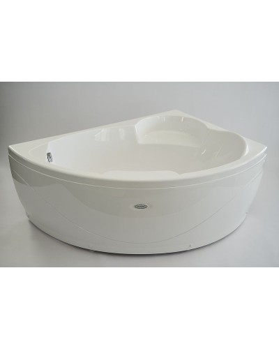 Акриловая ванна Radomir Vannesa Алари 168x120 L 2-75-2-1-0-218 с гидромассажем Классик Хром