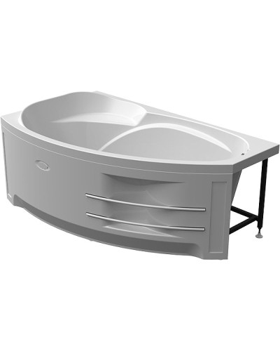 Акриловая ванна Radomir Vannesa София 169х99 L 2-77-2-1-0-223 с гидромассажем Актив Хром