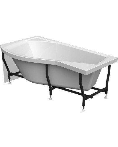 Акриловая ванна Radomir Vannesa Миранда 168х95 L 2-76-2-1-0-209 с гидромассажем Баланс Хром