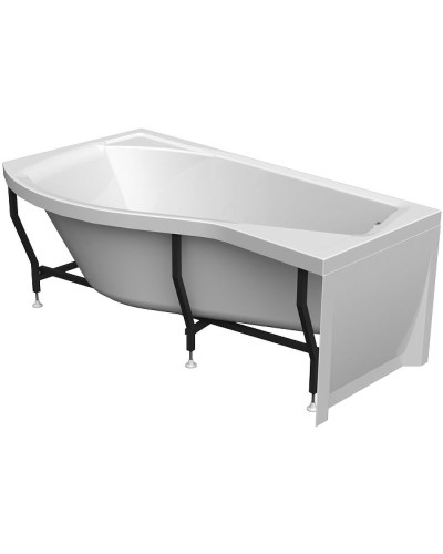 Акриловая ванна Radomir Vannesa Миранда 168х95 L 2-76-2-1-0-209 с гидромассажем Баланс Хром