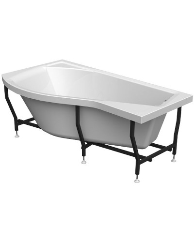 Акриловая ванна Radomir Vannesa Миранда 168х95 L 2-75-2-1-0-209 с гидромассажем Классик Хром