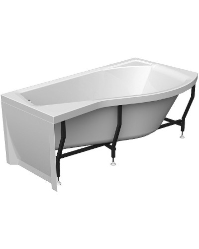 Акриловая ванна Radomir Vannesa Миранда 168х95 R 2-77-2-2-0-209 с гидромассажем Актив Хром