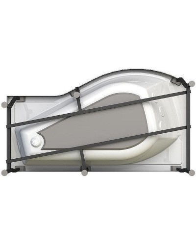 Акриловая ванна Radomir Vannesa Миранда 168х95 R 2-77-2-2-0-209 с гидромассажем Актив Хром