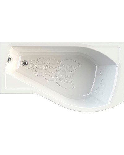 Акриловая ванна Radomir Vannesa Миранда 168х95 R 2-75-2-2-0-209 с гидромассажем Классик Хром